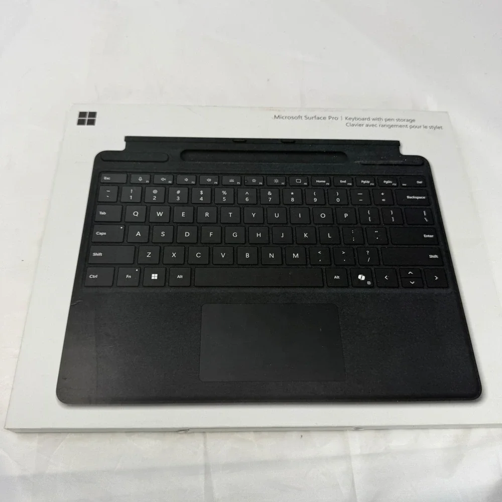 Microsoft Surface Pro Keyboard with Pen Storage Black Alcantara 1864 8XA-00168